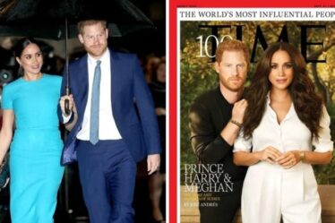 Le cliché de couverture Time 100 « fortement aérographe » de Harry et Meghan suscite une réaction « la photo la plus étrange »