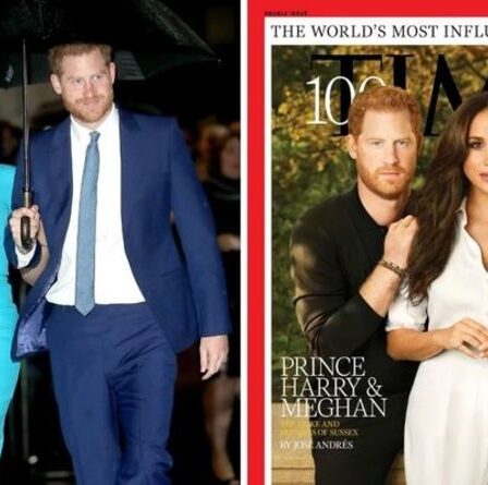 Le cliché de couverture Time 100 « fortement aérographe » de Harry et Meghan suscite une réaction « la photo la plus étrange »