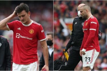 Le duo de Man Utd, Harry Maguire et Luke Shaw, « n'a pas l'air bien » alors qu'une double mise à jour sur les blessures est offerte