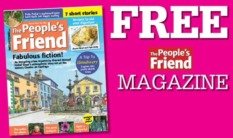 Le magazine People's Friend GRATUIT avec le Daily Express de ce samedi