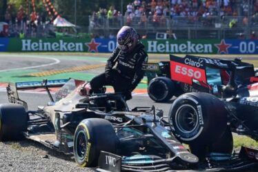 Le message radio furieux de Max Verstappen à Lewis Hamilton après le crash du GP d'Italie
