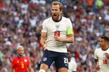 Le patron de l'Angleterre Gareth Southgate soutient l'attaquant de Tottenham Harry Kane contre l'objectif de Wayne Rooney