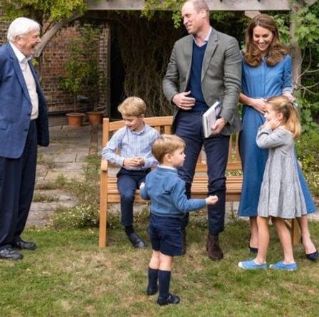 Le prince George, la princesse Charlotte et le prince Louis adressent un doux signe de tête à William et Harry