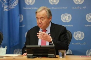 Le secrétaire général de l'ONU déclare que des "millions de morts" sont inévitables sans la coopération des talibans