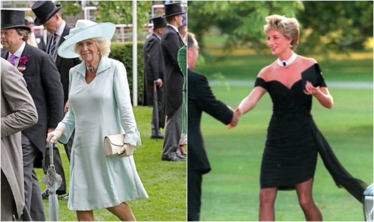 Le tour de cou de Camilla identique à celui que portait la princesse Diana avec une "tenue de vengeance"