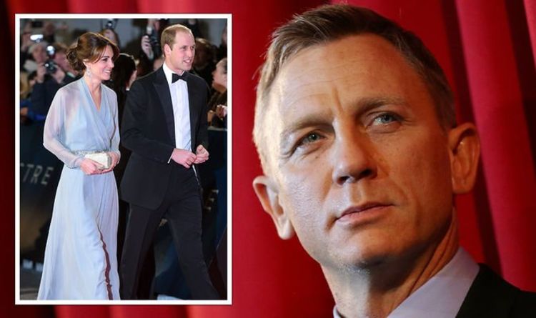 Les QUATRE membres de la famille royale représentant la couronne lors de la première de James Bond ce soir