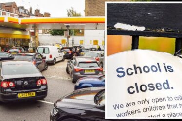Les écoles britanniques pourraient être contraintes de fermer cette semaine dans un chaos de carburant