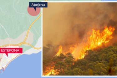 Les zones NO GO de la Costa Del Sol sont cartographiées alors que des incendies de forêt ravagent le point chaud des vacances en Espagne