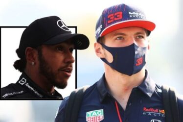 Lewis Hamilton a dit de "se procurer une nouvelle paire de sous-vêtements" alors que la bataille de Max Verstappen s'intensifie