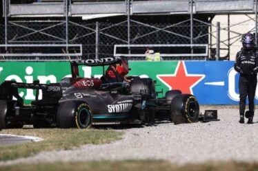 Lewis Hamilton réagit à la pénalité infligée à Max Verstappen par la Russie pour un accident au GP d'Italie