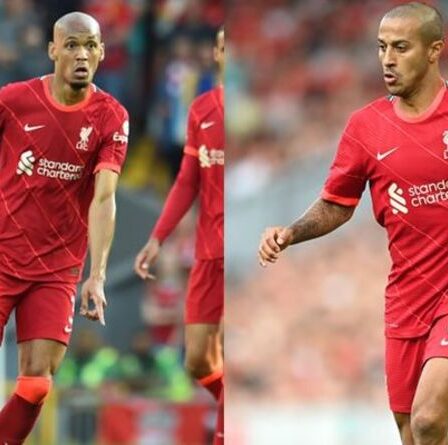 Liverpool "identifie l'alternative à Fabinho" mais fait face à un accord d'échange avec Thiago Alcantara pour signer une star