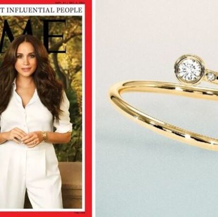 Meghan Markle porte une bague auriculaire de 380 £ symbolisant «l'autonomisation des femmes» dans de nouvelles photos