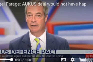Nigel Farage se moque de la France à propos de l'accord AUKUS alors qu'il salue le rapprochement d'" Anglosphere "