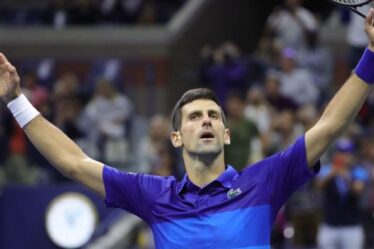 Novak Djokovic bat Alexander Zverev en demi-finale de l'US Open pour se rapprocher du record du Grand Chelem