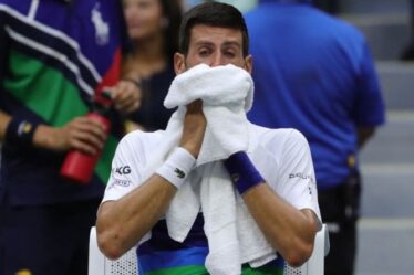 Novak Djokovic explique pourquoi il a pleuré sur le terrain lors de la défaite de l'US Open contre Daniil Medvedev