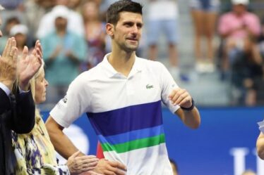 Novak Djokovic retient ses larmes avec un message émotionnel après la défaite finale de l'US Open