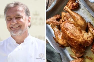 Recettes de Raymond Blanc: le chef partage le «secret» de la cuisson d'un poulet rôti «tendre et juteux»