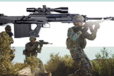 SAS armé d'un nouveau fusil capable de faire sauter des hélicoptères du ciel