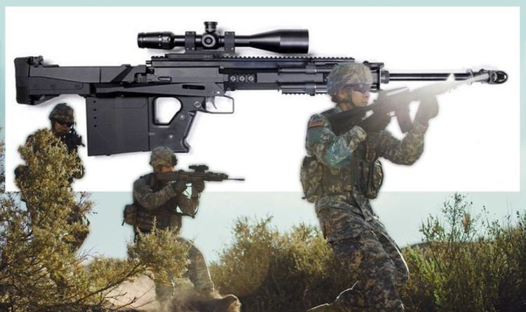 SAS armé d'un nouveau fusil capable de faire sauter des hélicoptères du ciel