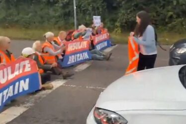 « Sortez de ce putain de chemin ! »  Les conducteurs furieux deviennent violents alors que les manifestants pour le climat bloquent le M25