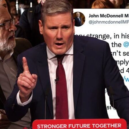 Starmer vole le travail de Corbyn !  McDonnell confronte le leader sur la dernière promesse de financement