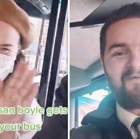 Susan Boyle a été filmée en train de prendre le bus malgré une fortune de 22 millions de livres sterling alors que le conducteur est parti abasourdi