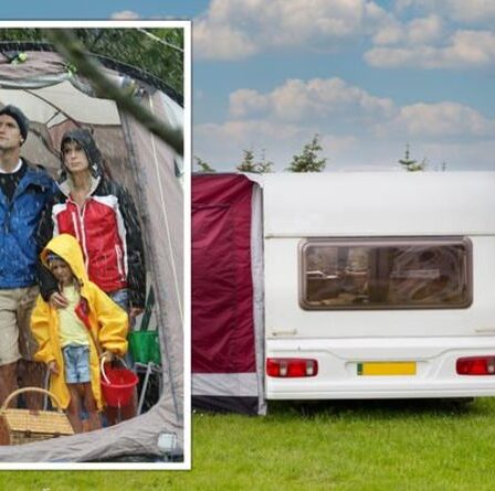 Tente ou caravane ?  Les Britanniques pèsent le pour et le contre – « essayez de mettre une caravane sur votre dos »