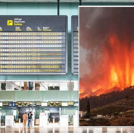 'Très effrayant!'  L'aéroport de La Palma fermé alors que les cendres volcaniques continuent de pleuvoir du ciel