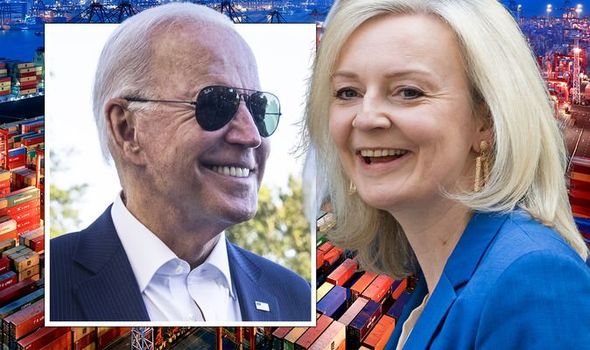 Liz Truss Joe Biden