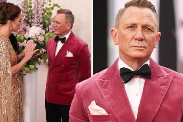 "Tu as l'air ravissante" Daniel Craig charme Kate lors de la première pour le dernier rôle de Bond
