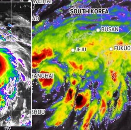 Typhon Chanthu CARTOGRAPHIE : la Chine en alerte alors que le supertyphon meurtrier déclenche des évacuations massives