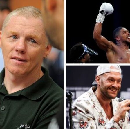 Tyson Fury est laissé abasourdi par un jeune Anthony Joshua lors d'une séance de sparring de 2010