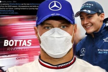 Valtteri Bottas à Alfa Romeo confirmé alors que le siège Mercedes 2022 est libéré pour George Russell