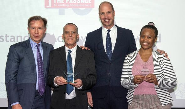 Le duc de Cambridge à la cérémonie de remise des prix The Passage