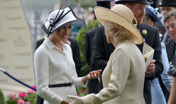 Camilla et Meghan Markle au Royal Ascot