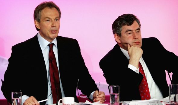 Tony Blair et Gordon Brown
