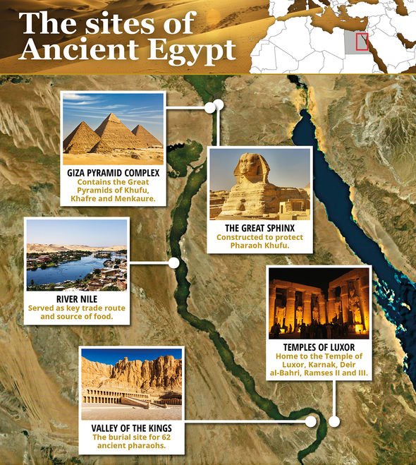 Sites de l'Egypte ancienne : La vallée du Nil est la zone la plus concentrée de reliques égyptiennes antiques 