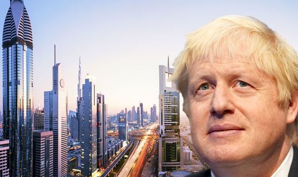 Boris Johnson Dubaï