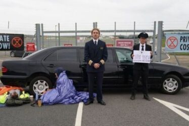 Chaos à l'aéroport de Farnborough: les manifestants bloquent les entrées des vols «d'élite super-riche»