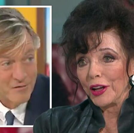 Dame Joan Collins horrifiée alors que Richard Madeley prétend qu'elle n'est gentille que «parfois»
