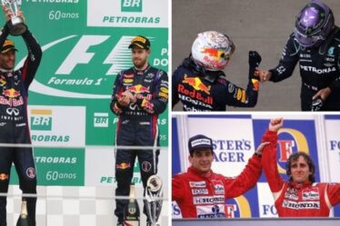 Hamilton vs Verstappen, Hunt vs Lauda ou Senna vs Prost - Meilleures rivalités F1 classées