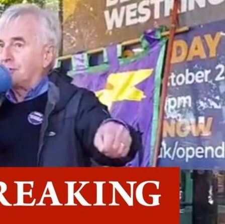 John McDonnell du Labour soutient une action de grève pour «forcer» les conservateurs à augmenter les salaires