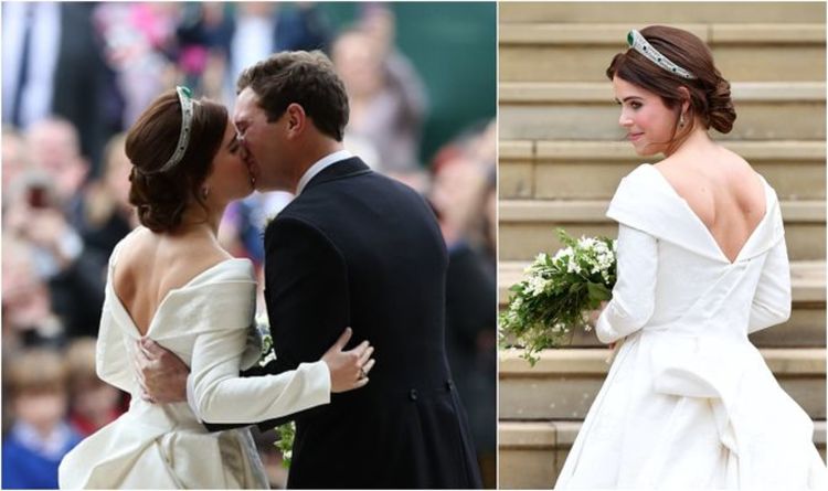 La robe de mariée de la princesse Eugénie a enfreint le protocole royal pour «changer la beauté»