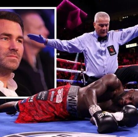 Le promoteur d'Anthony Joshua, Eddie Hearn, fait l'éloge de Deontay Wilder malgré Tyson Fury KO
