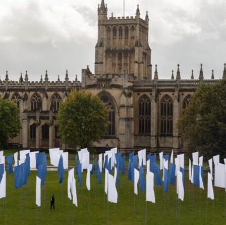 Les draps du NHS transformés en drapeaux pour honorer les héros de première ligne de Covid