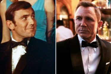 Les stars de James Bond George Lazenby et Daniel Craig discutent du service secret de Sa Majesté