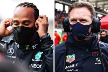 Lewis Hamilton a « annulé » le mur des stands de Mercedes mais les pneus semblaient « dangereux » selon Red Bull