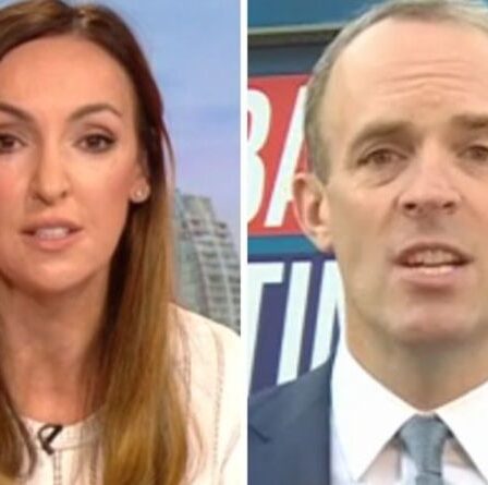 'Misogynie contre un homme ?!'  Sally Nugent pique Dominic Raab dans une interview sur un accident de voiture