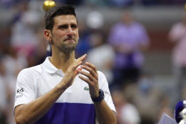 Novak Djokovic a déclaré: "Le Grand Chelem ne vous protégera pas" au milieu de la menace d'interdiction de l'Open d'Australie