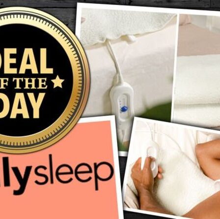 OFFRE DU JOUR: Économisez 25 £ sur la couverture chauffante en molleton électrique Kally Sleep - maintenant à moins de 60 £